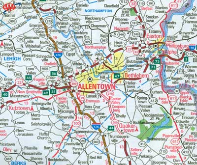 Allentown Map